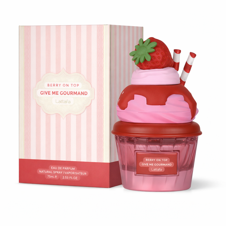 ادکلن بستنی بری ان تاپ لطافه ۷۵ میل Lattafa berry on top give me give me gourmandاصلی