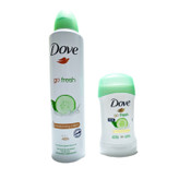 ست مام صابونی داو اصل و اسپری داو ۲۵۰میل Doveاصل گو فرشgo fresh داو رایحه خیار و چای سبز