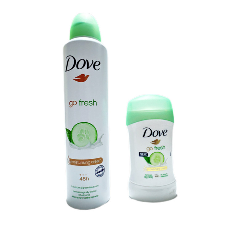 ست مام صابونی داو اصل و اسپری داو ۲۵۰میل Doveاصل گو فرشgo fresh داو رایحه خیار و چای سبز