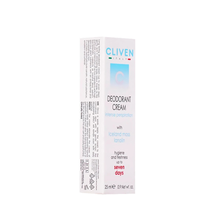 دئودورانت کرمی (مام) کلیون_اورجینال و اصلی CLIVEN ایتالیا deodorant cream فرمول ماندگار ۷ روزه ۲۵میل