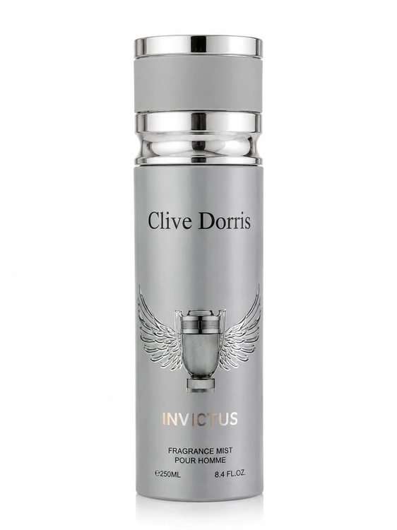 بادی اسپلش مردانه کلایو دوریس (Clive Dorris) مدل Invictus – حجم ۲۵۰ میلیلیتر