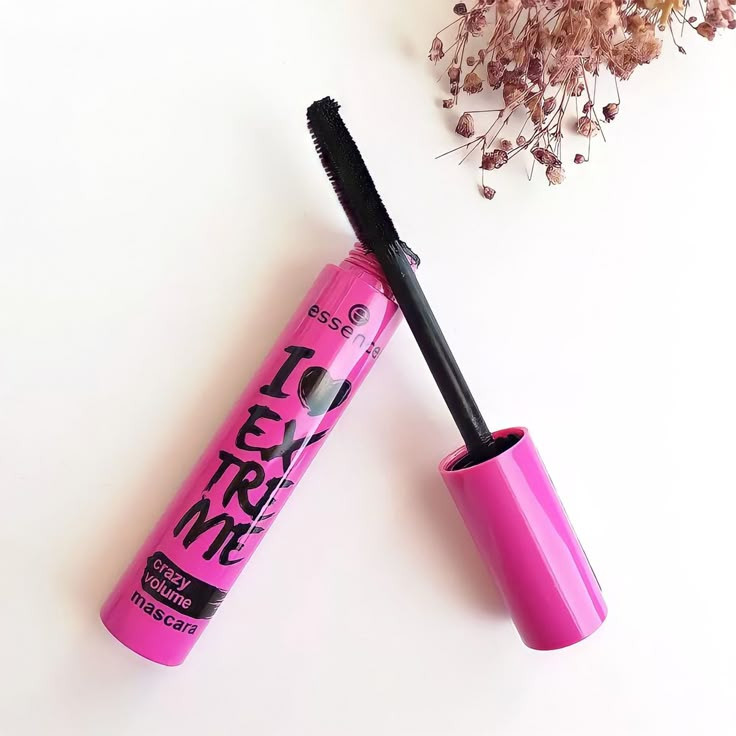 ریمل اسنس صورتی صد در صد اصل و اورجینال essence I love extreme crazy volume mascara essence