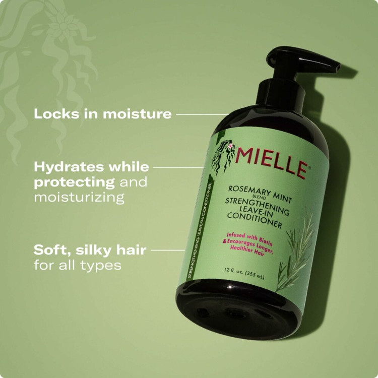 کرم آبرسان بعد حمام رزماری و نعناع میله Mielle