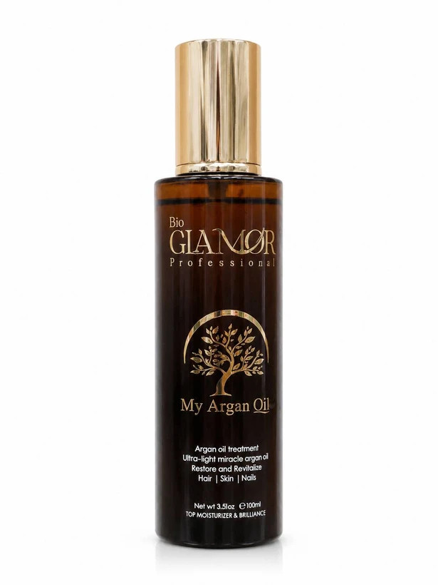 روغن آرگان بایو گلامور Bio Glamor My Argan Oil | ترمیم، آبرسان و براقکننده مو