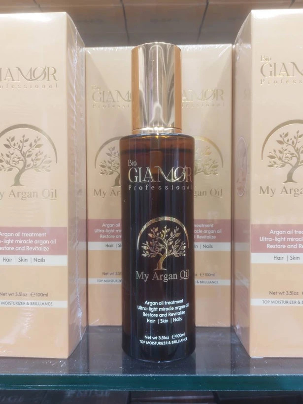 روغن آرگان بایو گلامور Bio Glamor My Argan Oil | ترمیم، آبرسان و براقکننده مو