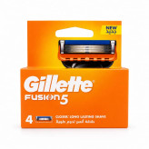 تیغ یدک ژیلت Fusion5 مدل ۴ عددی | اصلاح نزدیک و ماندگار
