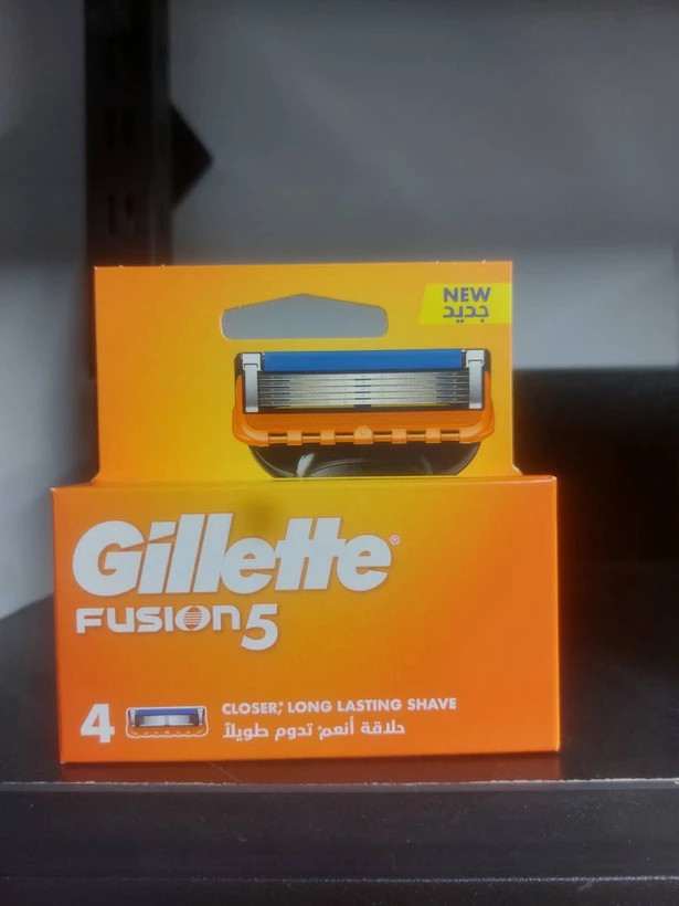 تیغ یدک ژیلت Fusion5 مدل ۴ عددی | اصلاح نزدیک و ماندگار