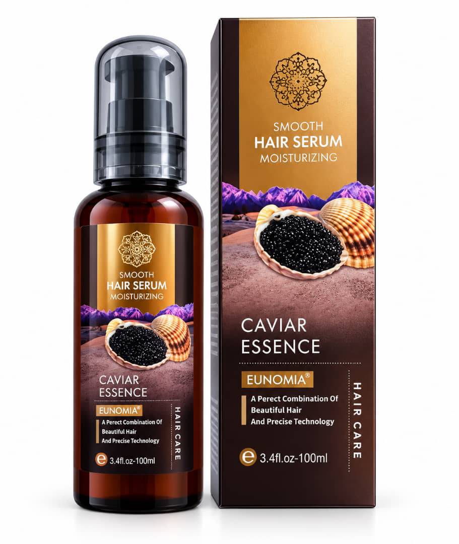 سرم مو ایونومیا مدل Caviar Essence Smooth Hair Serum حجم ۱۰۰ میلی‌لیتر