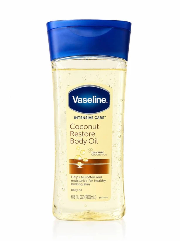 روغن بدن وازلین مدل Coconut Restore حاوی روغن نارگیل حجم ۲۰۰ میلیلیتر