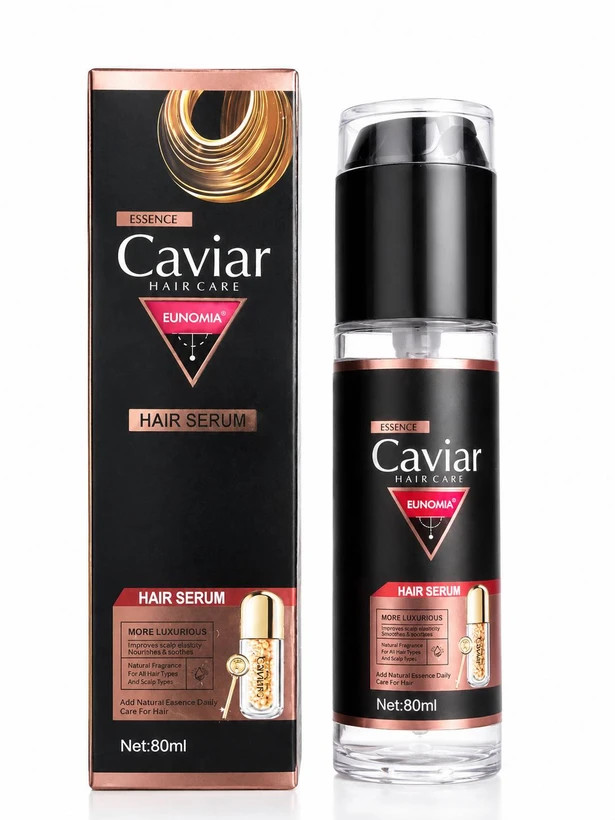 سرم مو خاویار Caviar Hair Care مدل Hair Serum حجم 80 میلیلیتر
