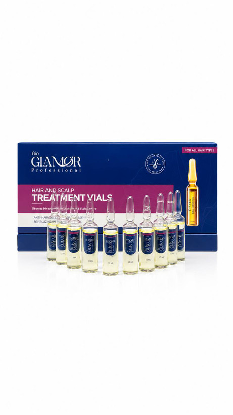 ویال تقویت و ضد ریزش مو بیو گلامور Bio Glamor Hair & Scalp Treatment Vials | پک 10 عددی 13