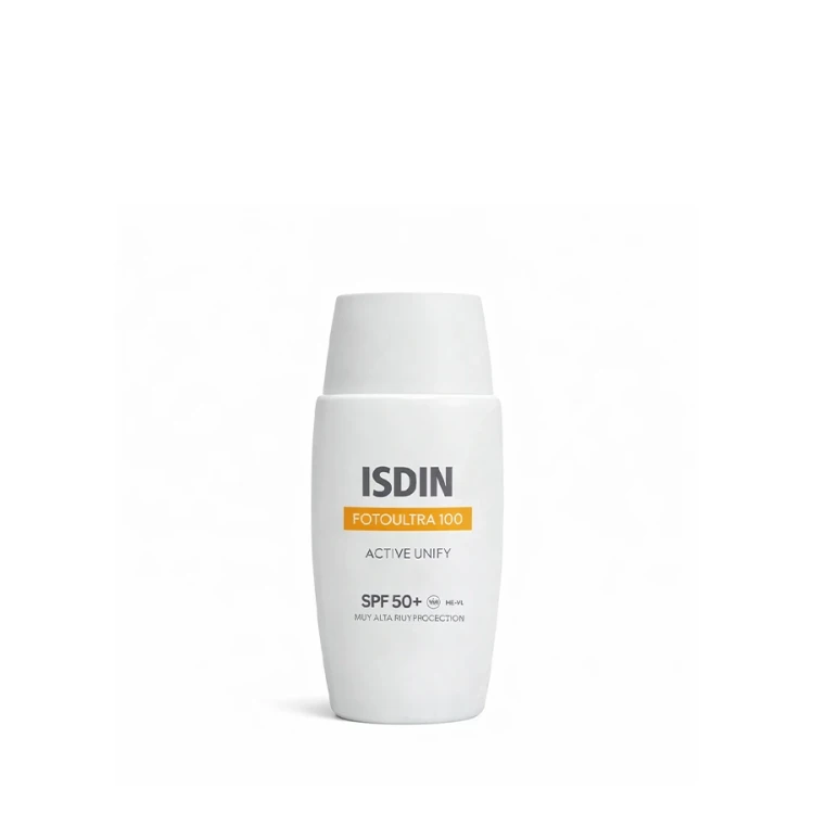 ضد آفتاب ضد لک بی رنگ اکتیو یونیفای ایـزدین 50 میل (+Isdin_Fotoul Tra Active Unify SPF50) اورجینال