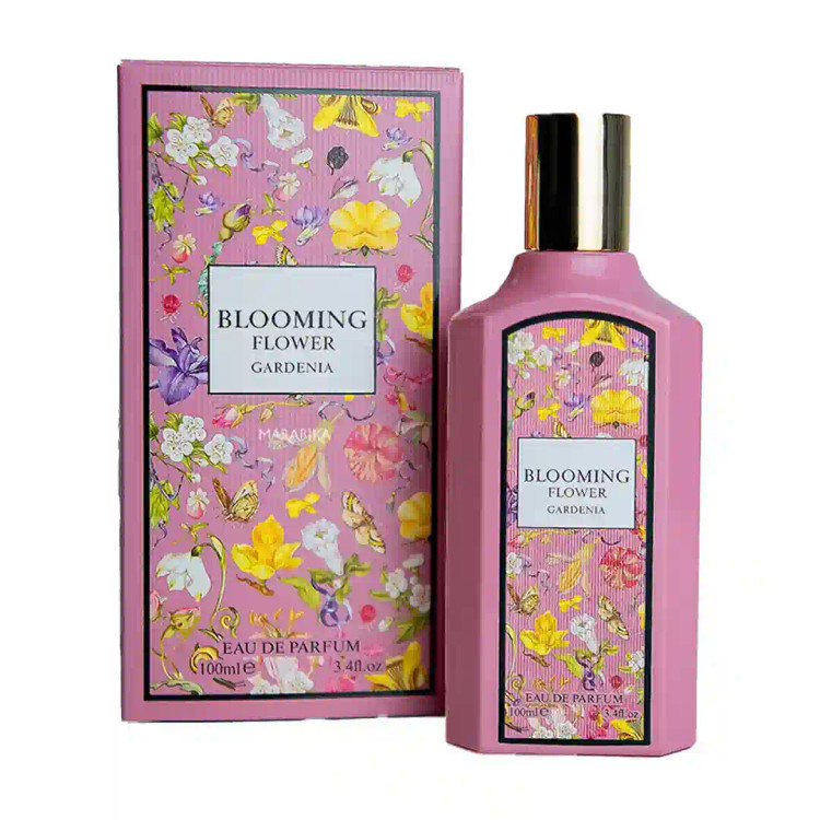 ادکلن زنانه فرگرانس مدل بولمینگ فلاورگاردنیا|blooming flowers gardenia