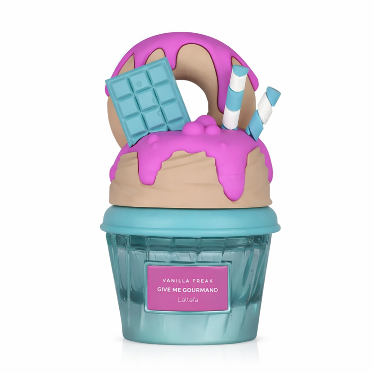 ادکلن بستنی لطافه مدل وانیلا فریک Lattafa طرح ۷۵ میلVanilla freak give me gourmand اماراتی