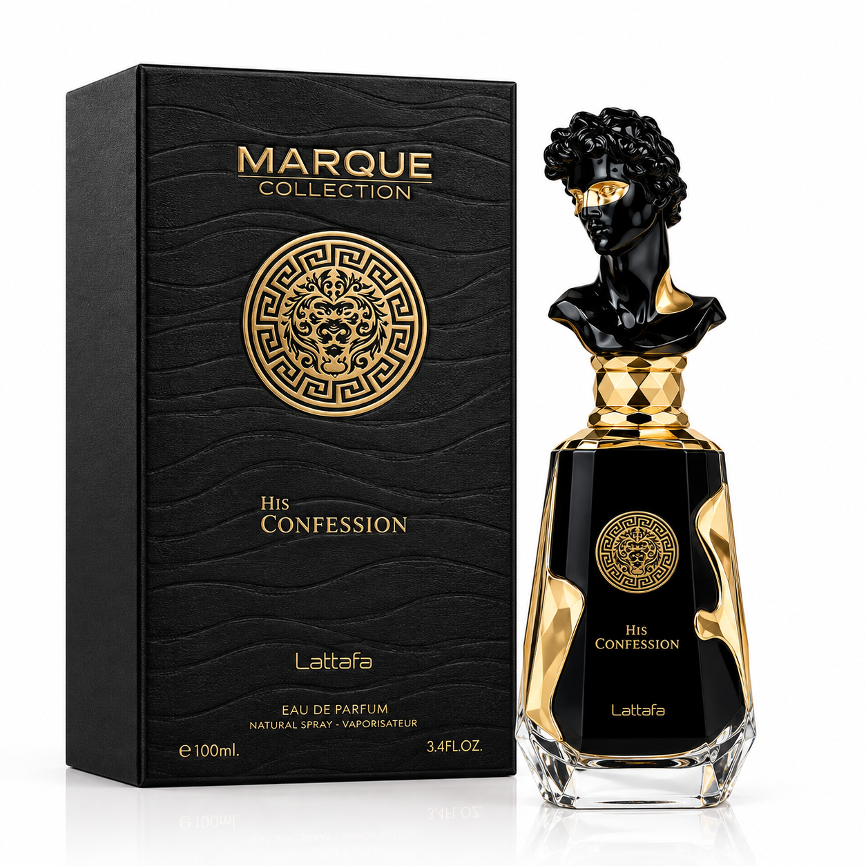 ادوپرفیوم عطر هیز کانفشن مردانه لطافه صد میل با پکیج جذاب .صد درصد اصل(اماراتی)His confession Lattafa