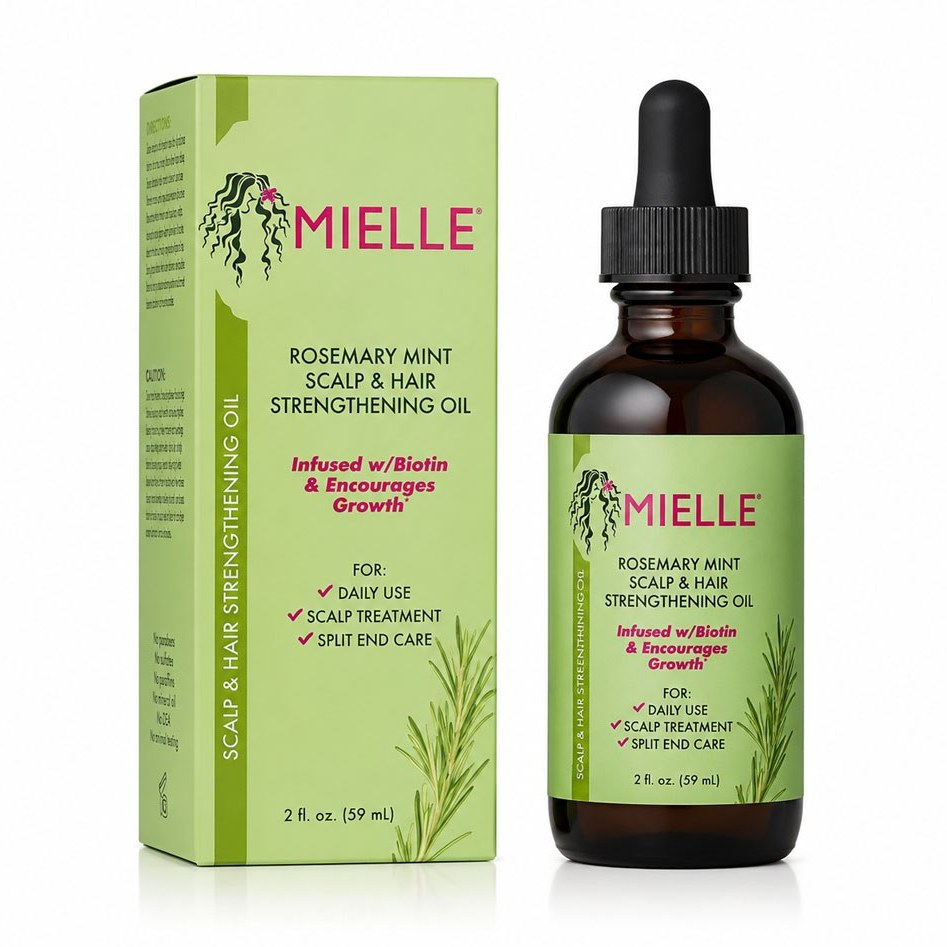 سرم اسکالپ ضد ریزش مو مایل‌او با رزماری و نعناع مدل Rosemary Mint Scalp & Hair Strengthening Oil حجم 59 میلی‌لیتر ‌