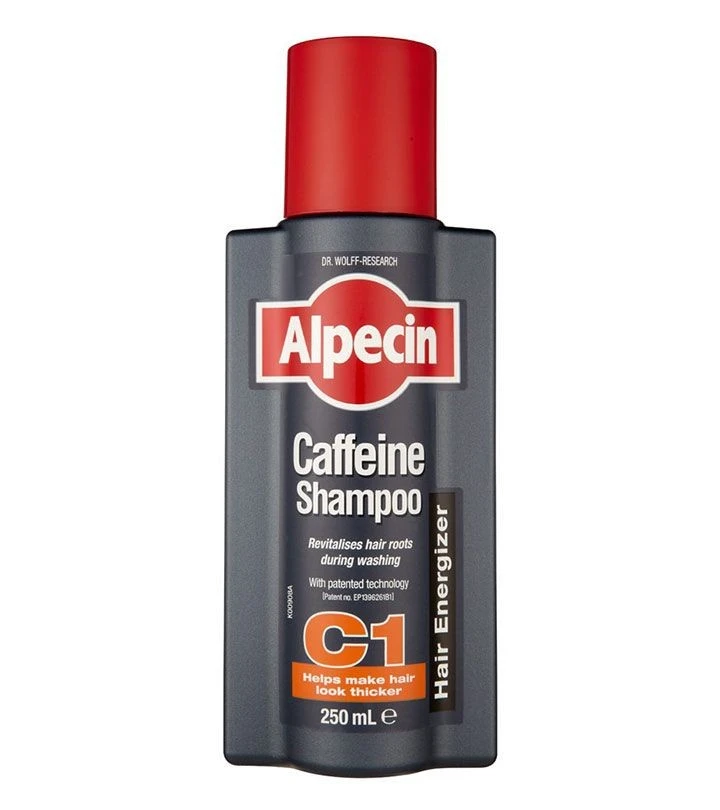 شامپو ضد ریزش کافئین آلپسین اورجینال و اصل آلمان 250 میل  shampoo caffein alpecin c1