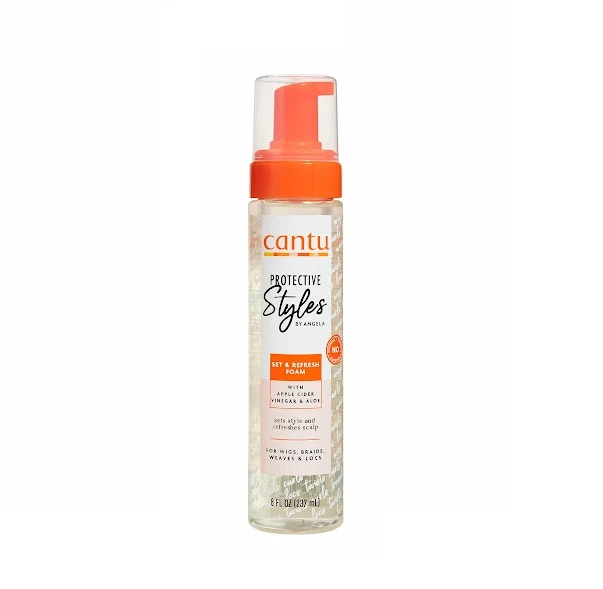 فوم موس حالت‌دهنده و طراوت‌بخش کانتو Cantu Protective Styles Set & Refresh Foam _ اورجینال