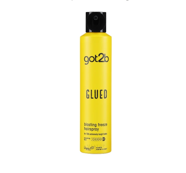 اسپری چسب مو گات تو بی سیصد میل اصلی و اورجینال ساخت آلمان با فرمول گیاهی Glued blastong freeze hairspray GOT2B
