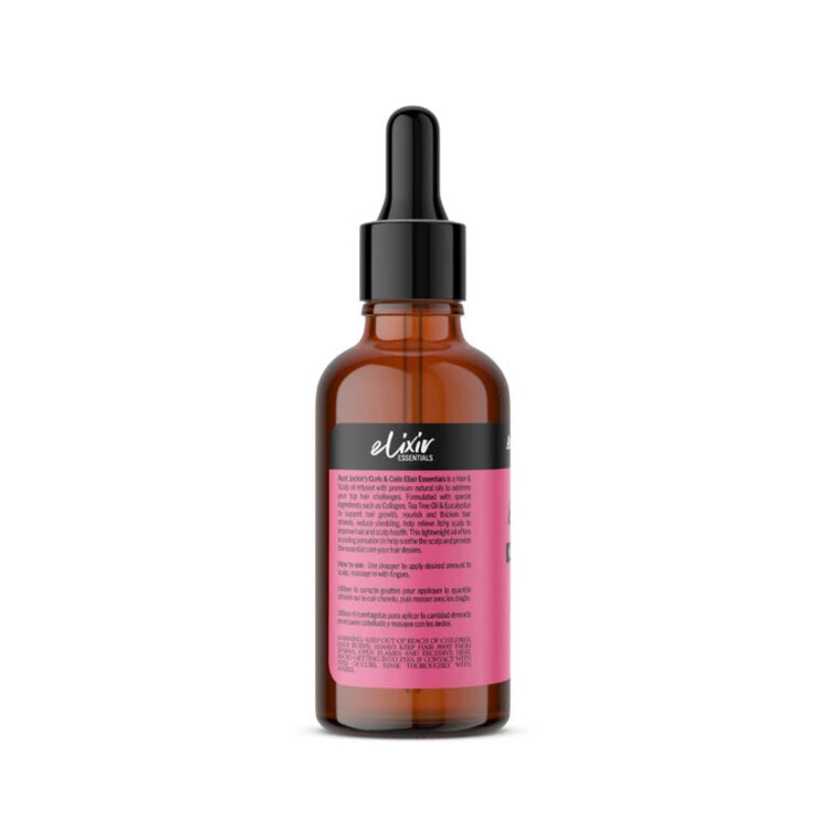 روغن الکسیر مو و کف سر کلاژن و درخت چای آنت جکیز اورجینال Aunt Jackies Elixir حجم: 59 میلی لیتر