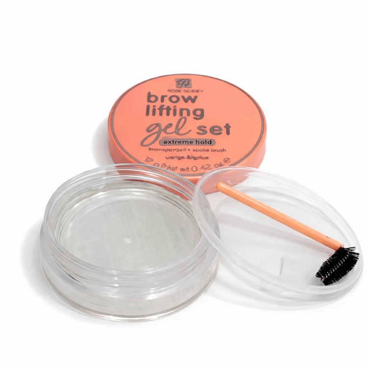 ژل لیفت ابرو برند رزبری صابون ابرو brow lifting gel set   Roseberry