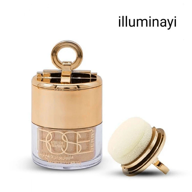 هایلایتر انگشتری سلطنتی اصل در چهار رنگ پودری مارک رزبری به همراه پدر مخصوص roseberry