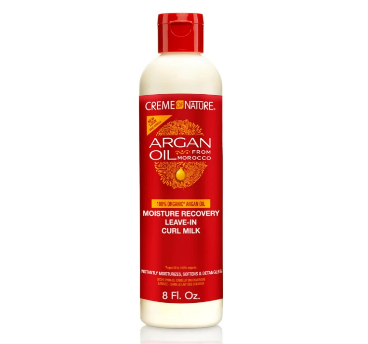 شیر مو آبرسان بعد از حمام آرگان مراکشی نیچر Creme Of Nature حجم 236 میلی لیتر