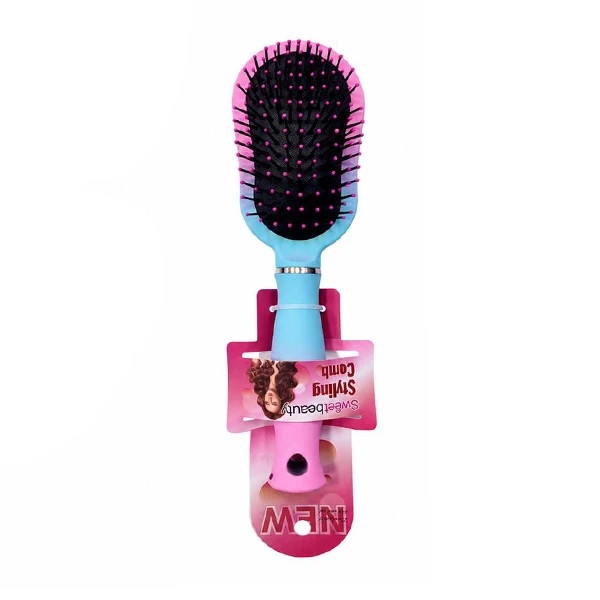 برس پدل بازکننده گره مو مناسب موهای فر و موجدار پاستلی Paddle Brush