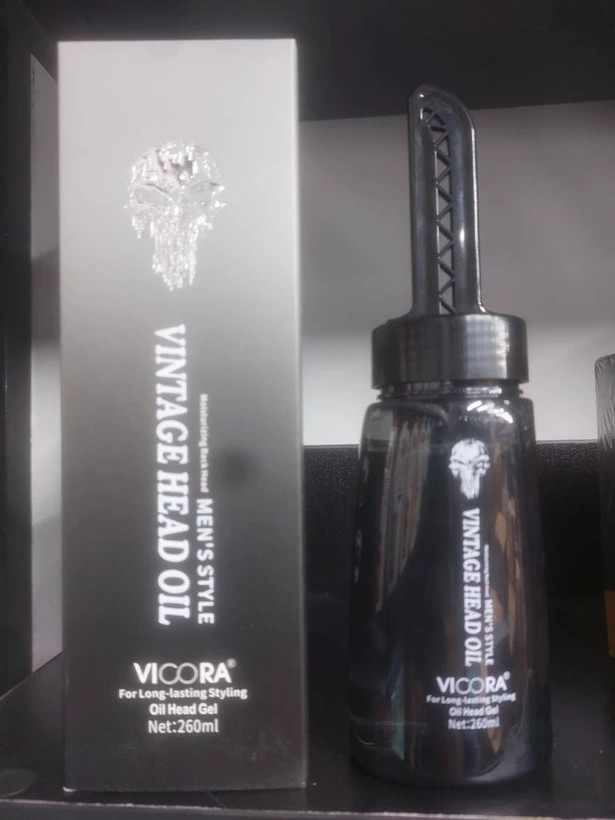 ژل حالتدهنده و روغن مو ویکورا مدل Vintage Head Oil حجم ۲۶۰ میلیلیتر