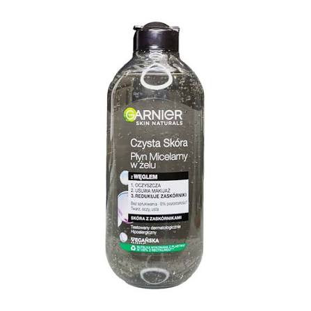 میسلار ژل پاککننده گارنیر مدل Charcoal - کنترل چربی و پاکسازی عمیق بدون ایجاد خشکی