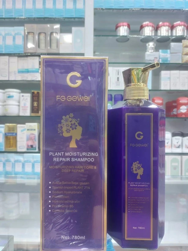 شامپو ترمیمکننده و آبرسان گیاهی FG Gewei حجم ۷۸۰ میلیلیتر