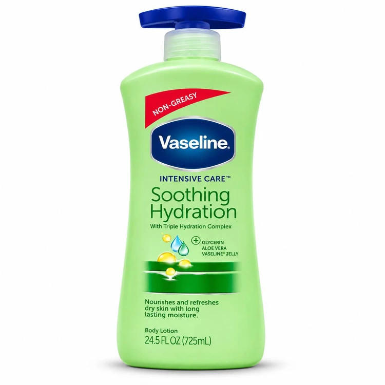 لوسیون بدن وازلین مدل Soothing Hydration