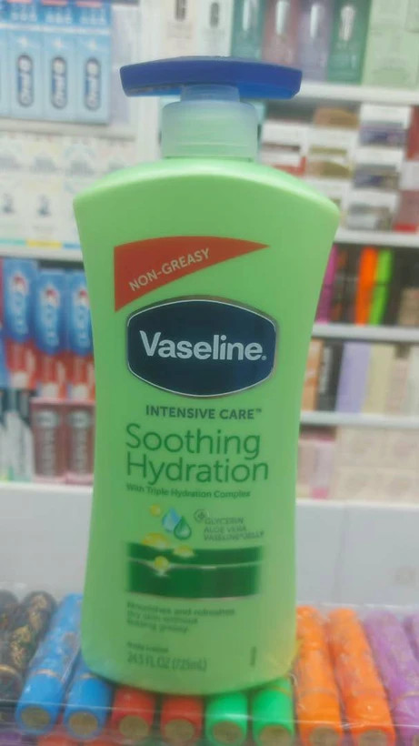 لوسیون بدن وازلین مدل Soothing Hydration